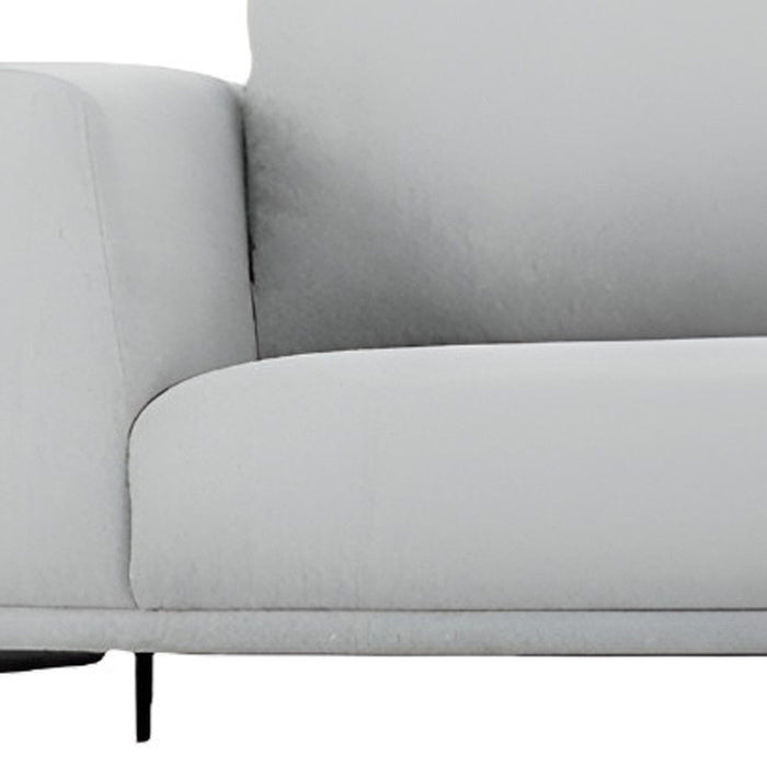 Black Legs Sofa - Light Gray