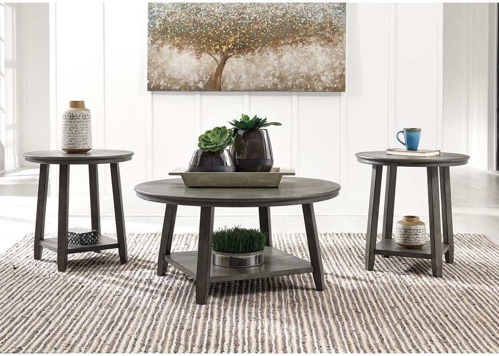 Caitbrook - Gray - Occasional Table Set (Set of 3) - Simple Home Plus