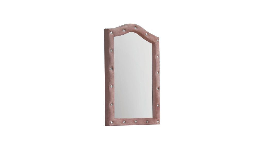 30" Fabric Dresser Mirror - Pink