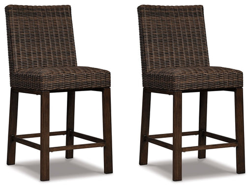 Paradise - Medium Brown - Barstool (Set of 2) - Simple Home Plus