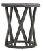 Sharzane - Grayish Brown - Round End Table - Simple Home Plus