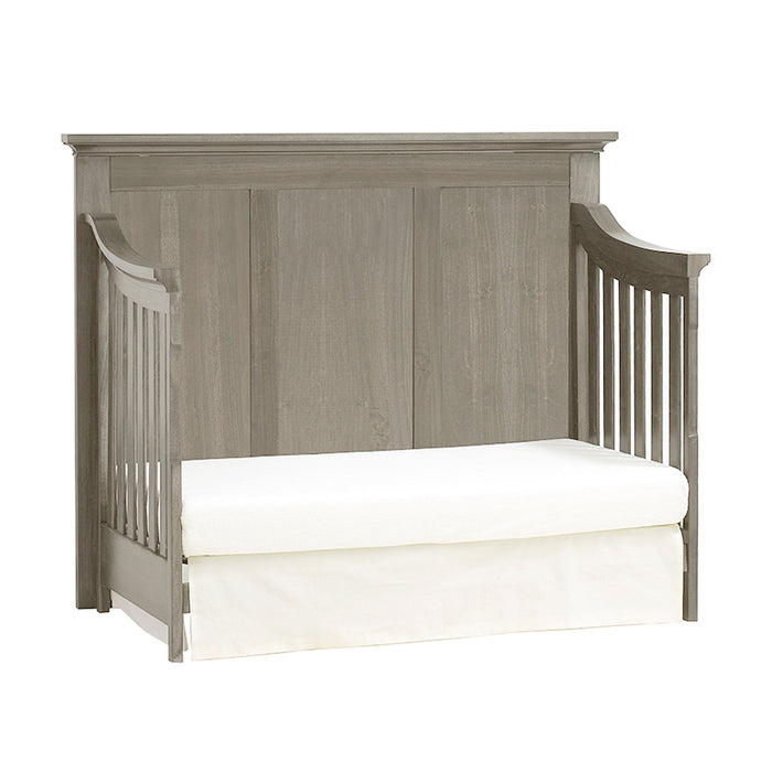 Solid And Manufactured Wood Standard Four In One Convertible Crib - Ash Gray