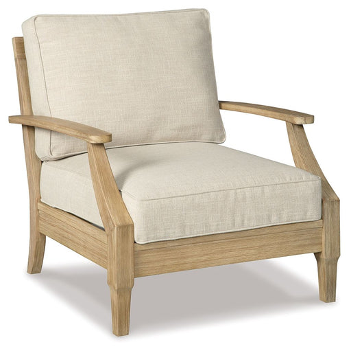 Clare - Beige - Lounge Chair W/Cushion - Simple Home Plus