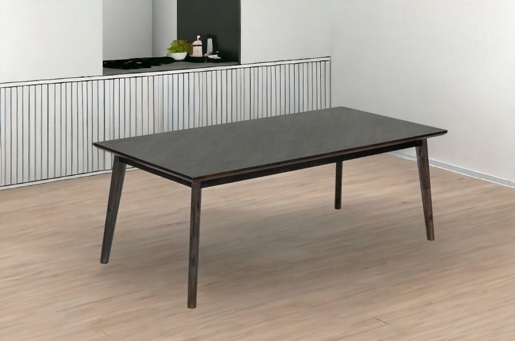 Rectangular Dining Table - Black / Rose Gold