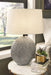 Harif - Beige - Paper Table Lamp - Simple Home Plus