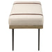 Austin - Upholstered Bench - Beige And Black - Simple Home Plus