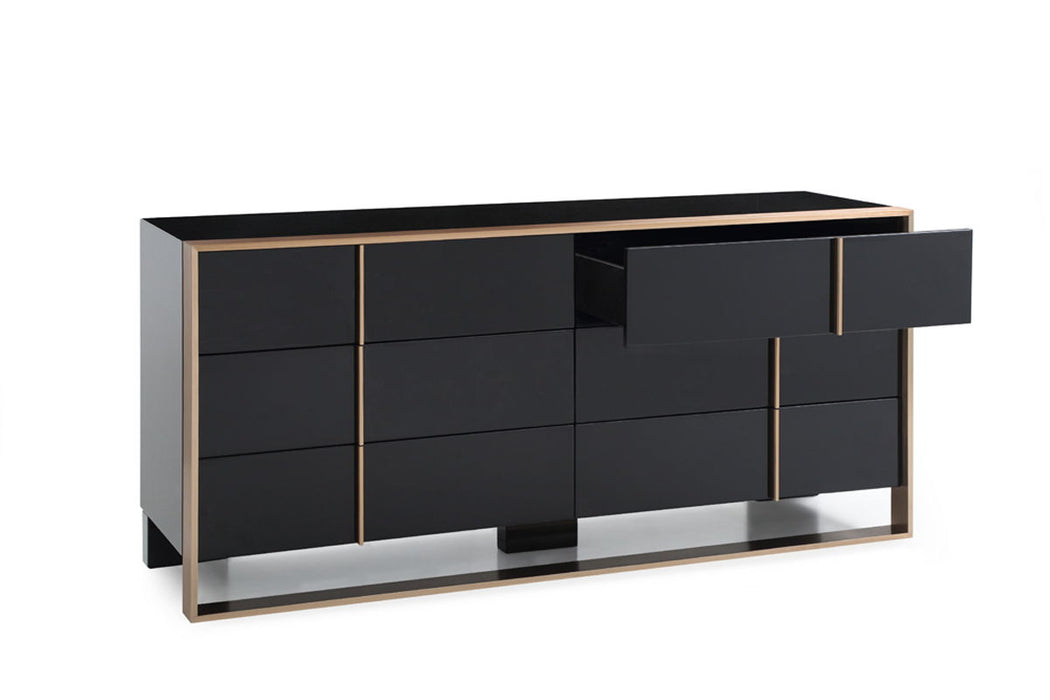 Dresser - Black / Brushed Bronze