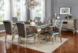 Amina - 6 Dining Table - Champagne - Simple Home Plus