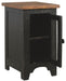 Valebeck - Black / Brown - Chair Side End Table - Simple Home Plus