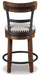 Valebeck - Full Back Swivel Stool - Simple Home Plus