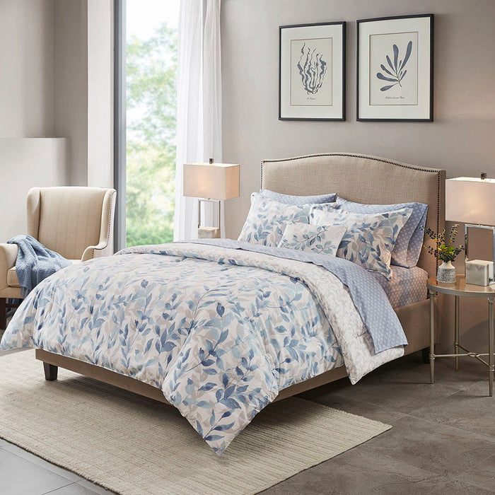 Sofia - Reversible Complete Bedding Set - Blue