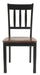 Owingsville - Black / Brown - Dining Room Side Chair (Set of 2) - Simple Home Plus