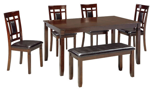 Bennox - Brown - Dining Room Table Set (Set of 6) - Simple Home Plus
