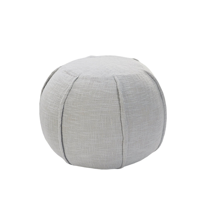 Ottoman Cotton Round - Gray