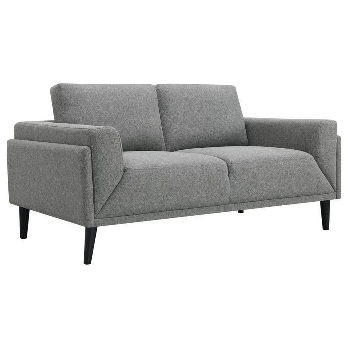 Rilynn - Upholstered Track Arms Loveseat - Simple Home Plus