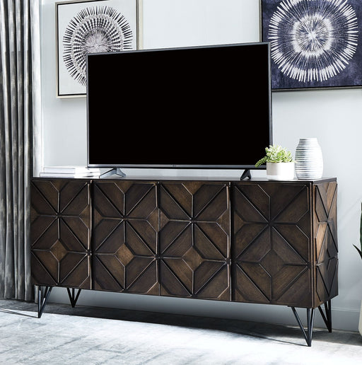 Chasinfield - Dark Brown - Extra Large TV Stand - Simple Home Plus