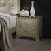 Beaumont - 2-Drawer Rectangular Nightstand - Champagne - Simple Home Plus