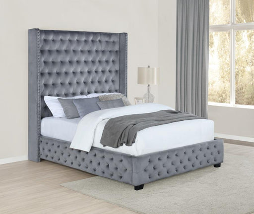 Rocori - Wingback Tufted Bed - Simple Home Plus
