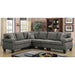 Rhian - Sectional - Dark Gray - Simple Home Plus