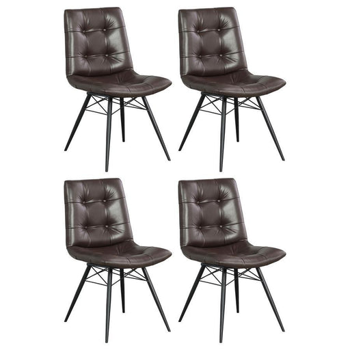 Aiken - Upholstered Tufted Side Chairs (Set of 4) - Simple Home Plus