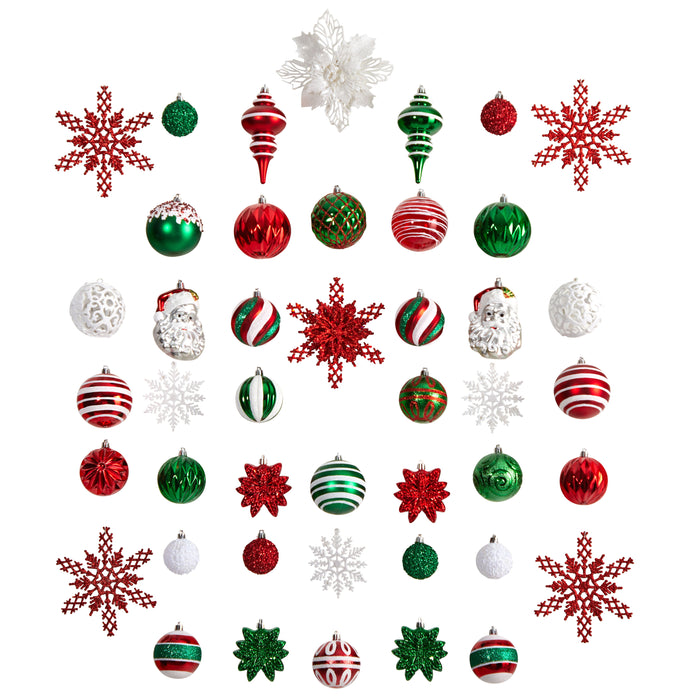 70 pcs Shatterproof Ornament Pack