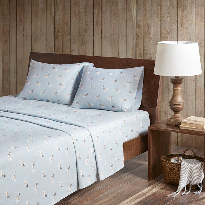 King Sheet Set - Blue Dog