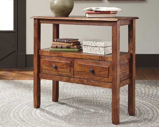 Abbonto - Warm Brown - Accent Table - Simple Home Plus