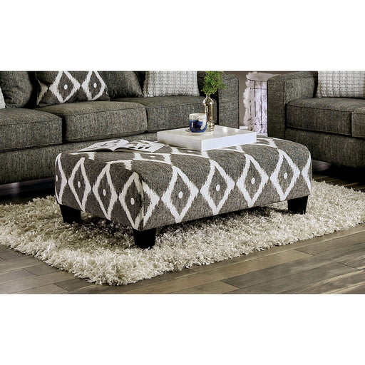 Basie - Ottoman - Gray - Simple Home Plus