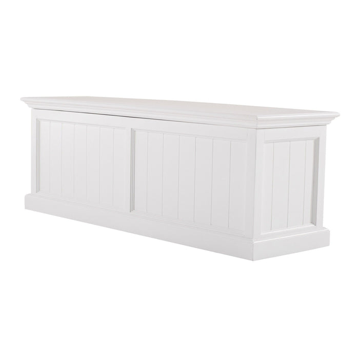 Solid Wood Chest - White