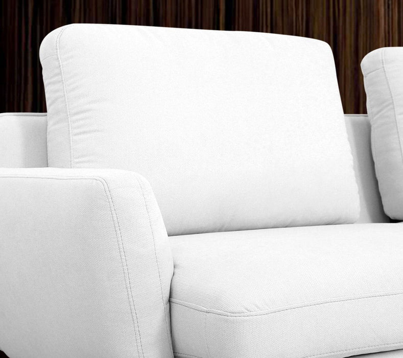 Contempo Retro Loveseat - Creamy Off White