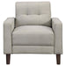 Bowen - Upholstered Track Arms Tufted Chair - Simple Home Plus