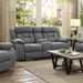 Higgins - Pillow Top Arm Motion Loveseat with Console - Simple Home Plus