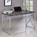 Grimma - Writing Desk - Rustic Gray Herringbone - Simple Home Plus