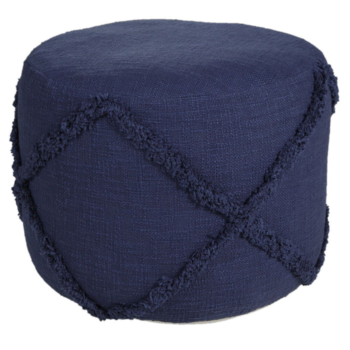 Cotton Ottoman - Blue