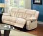 Barbado - Sofa With 2 Recliners - Ivory - Simple Home Plus