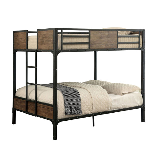 Clapton - Twin Bed With Workstation - Black - Simple Home Plus