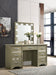 Beaumont - 7-Drawer Vanity Desk With Lighting Mirror - Champagne - Simple Home Plus