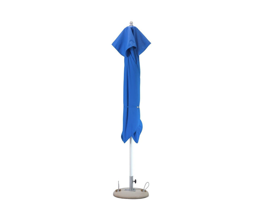 Polyester, Round Market Patio Umbrella - Blue