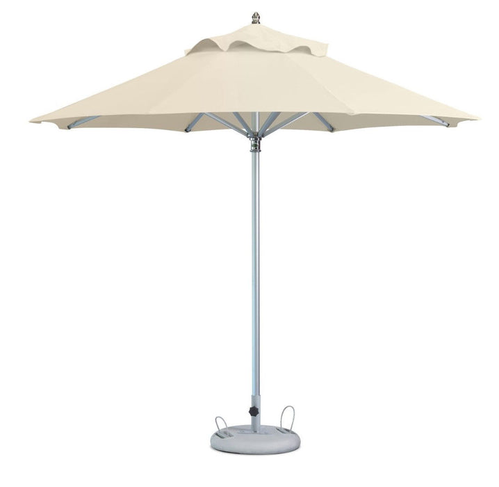 Polyester, Round Market Patio Umbrella - Ecru