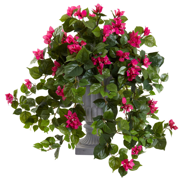 27" Bougainvillea Artificial Plant in Decorative Urn