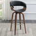 Zion - Upholstered Swivel Bar Stool - Simple Home Plus