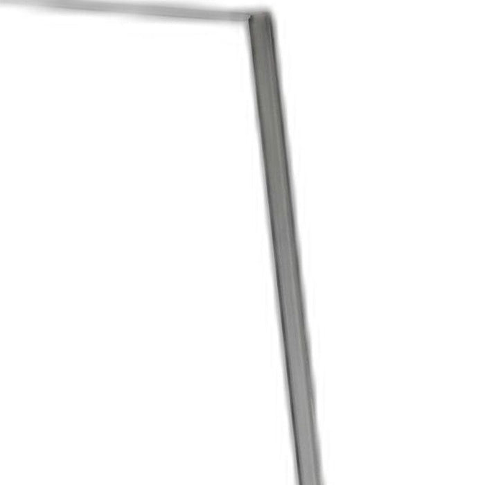 59" Metal Framed Cheval Standing Mirror - Silver