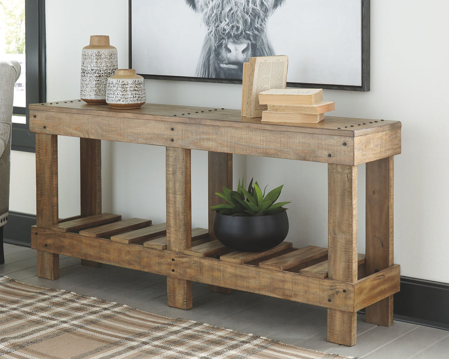 Susandeer - Brown - Console Sofa Table - Simple Home Plus