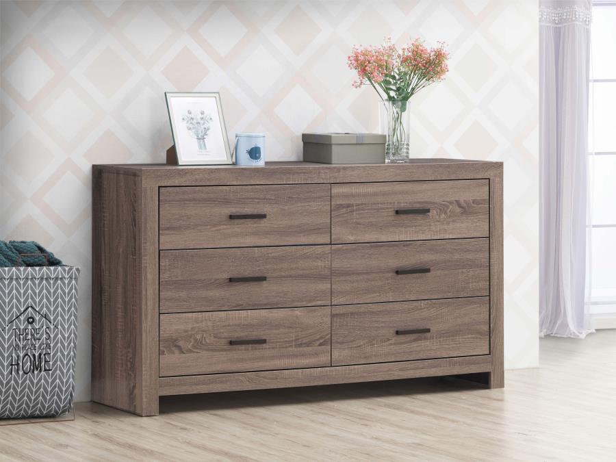 Brantford - 6-Drawer Dresser - Simple Home Plus