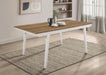 Nogales - Dining Table - Natural Acacia / White - Simple Home Plus