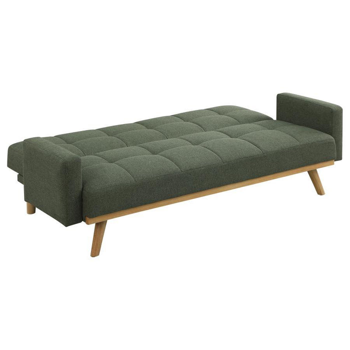 Kourtney - Upholstered Track Arms Covertible Sofa Bed - Simple Home Plus