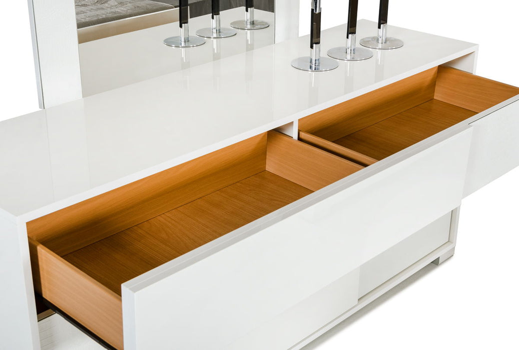 Dresser - White / Steel