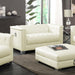 Chaviano - Tufted Upholstered Loveseat - Pearl White - Simple Home Plus