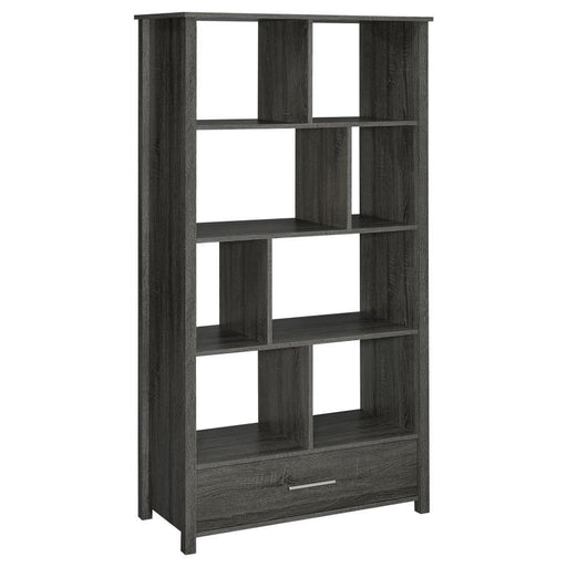 Dylan - Rectangular 8-Shelf Bookcase - Simple Home Plus