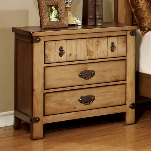 Pioneer - Nightstand - Weathered Elm - Simple Home Plus